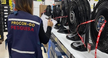 Procon constata variação de até 65% nos preços de ventiladores